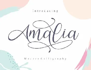 Amalia font