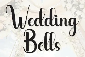 Wedding Bells Script font