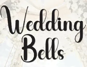 Wedding Bells Script font