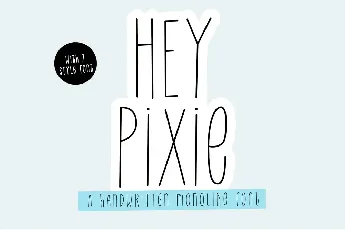 HeyPixie font