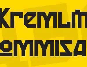 Kremlin Kommisar font