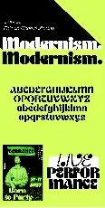 Jt Modernism font