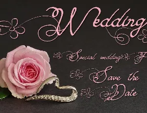 Wedding Typeface font