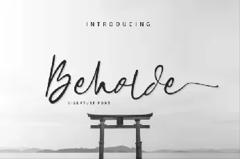 Beholde font