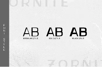 Zornite font