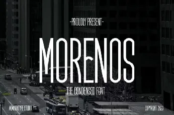 Morenos font