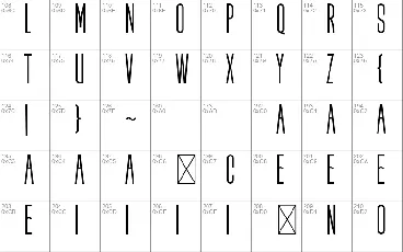 Morenos font