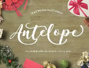 Antelope font