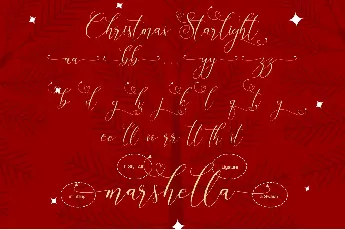 Christmas Starlight font