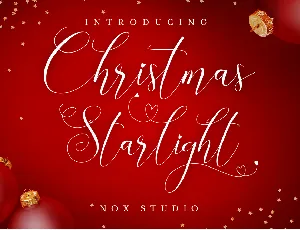 Christmas Starlight font