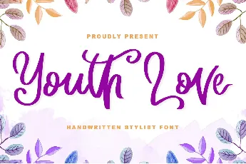 Youth Love - Personal Use font