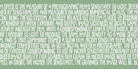 Filmgoer DEMO font