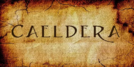 Caeldera font