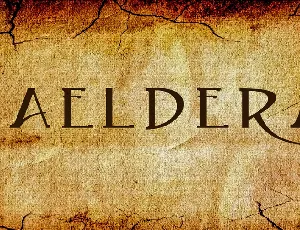 Caeldera font