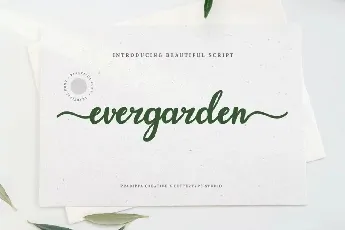 Evergarden font