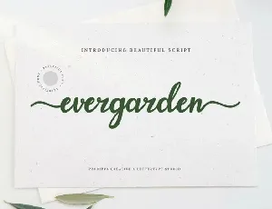 Evergarden font