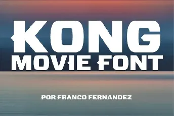 Kong Skull Island font