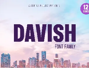 Davish Family font