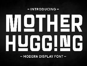 Mother Hugging font