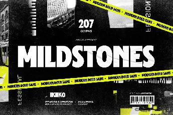 Mildstones font