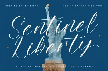 Sentinel Liberty font