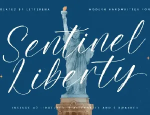 Sentinel Liberty font