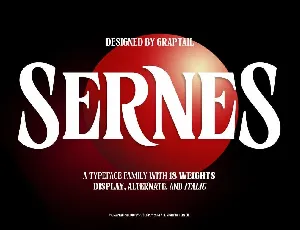 Sernes font