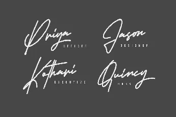 Armstrong Signature Script font