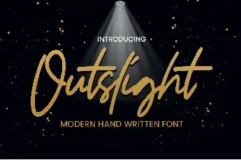 Outslight font