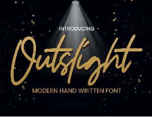 Outslight font