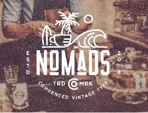 Nomads font