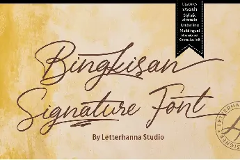 Bingkisan free font