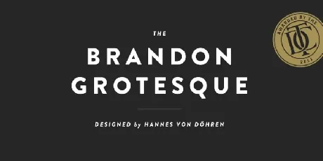 Brandon Grotesque Family font