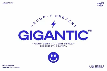 Gigantic FS font