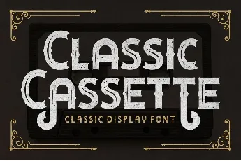 Classic Cassette font