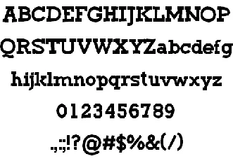 CF Green Monster font