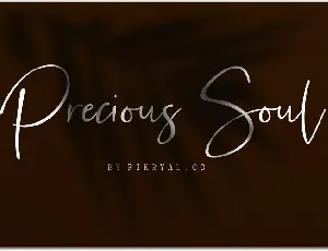 Precious Soul font