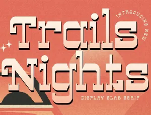 Trails Nights font