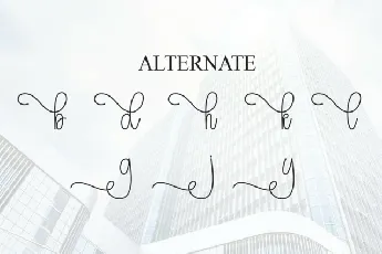 Building Calligraphy font