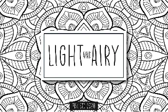 Light And Airy font