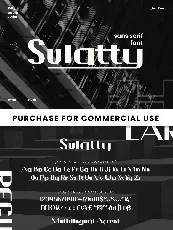 Sulatty font