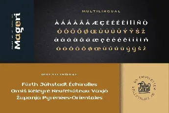 Mageri font