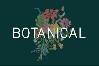 Botanical font