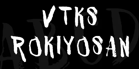 VTKS ROKIYOSAN font