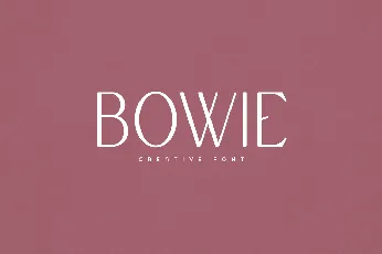 Bowie font