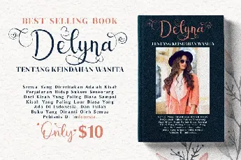 Delyna Calligraphy font