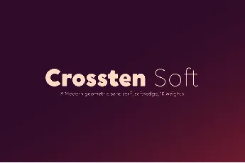 Crossten Soft Family font