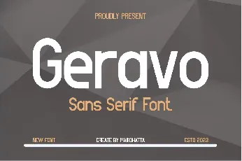 Geravo font