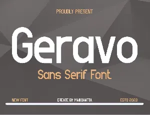 Geravo font