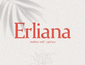 Erliana Modern Serif Typeface font